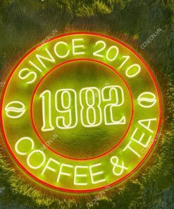 Đèn Trang Trí Led Neon 1992 Coffee & Tea – Đèn Led Neon Cho Tiệm Cafe