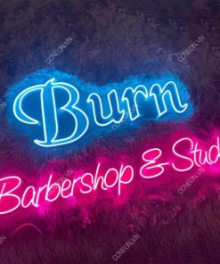 Đèn Trang Trí Led Neon Burn Babershop & Studio