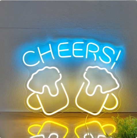 Đèn led neon trang trí quán beer