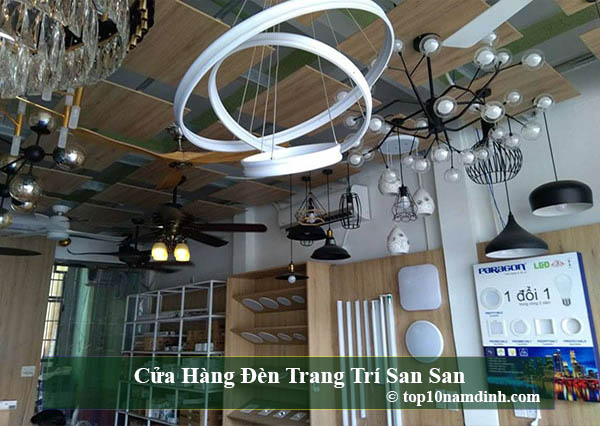 top 10 cửa hàng đèn led, đèn trang trí tại nam định